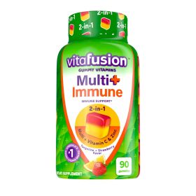 Vitafusion Multi+ Immune Support 2-in-1 Benefits Vitamin C;  Zinc;  Multivitamins;  90 Count