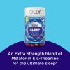 OLLY Extra Strength Sleep Gummy Supplement, 5mg Melatonin, L Theanine, Blackberry, 70 Count