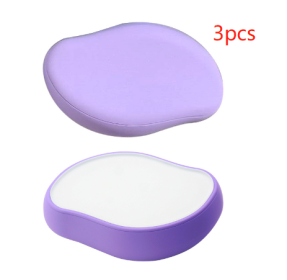 Crystal Physical Hair Eraser Painless Safe Epilator Easy Cleaning Reusable Body Beauty Depilation Tool (Option: Matt purple-3PCS)