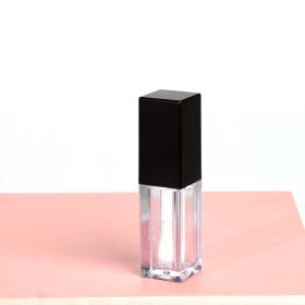 5ml Clear Square Large Head Brush Black Lip Gloss (Option: Black-5ML)