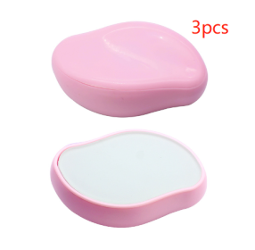 Crystal Physical Hair Eraser Painless Safe Epilator Easy Cleaning Reusable Body Beauty Depilation Tool (Option: Pink-3PCS)