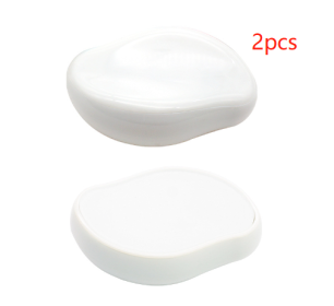Crystal Physical Hair Eraser Painless Safe Epilator Easy Cleaning Reusable Body Beauty Depilation Tool (Option: White-2PCS)